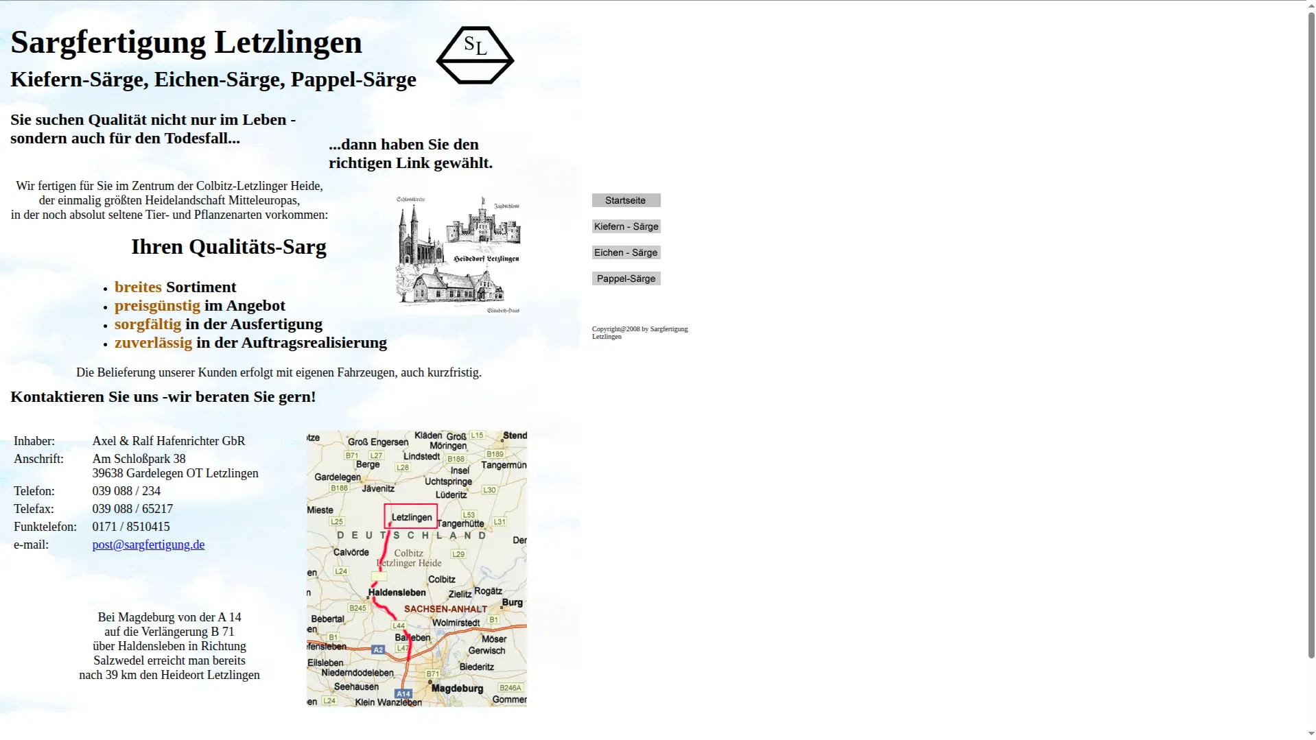 RELAUNCH: Sargertigung Letzlingen, Bild 1